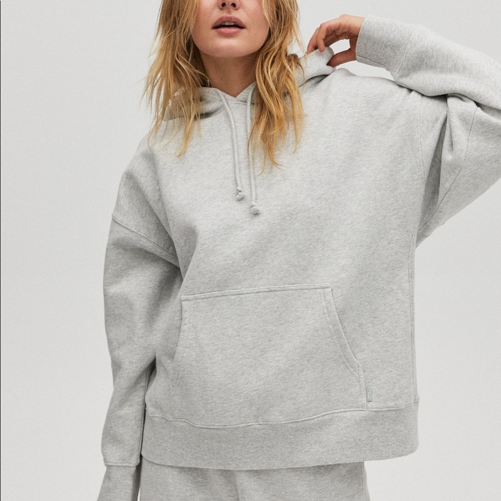 Aritzia Gray Boyfriend Hoodie